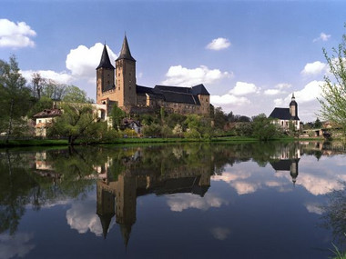 Blick auf Schloss Rochlitz